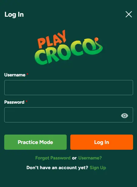 play-crococasino login
